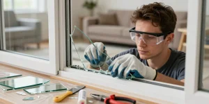 remplacement vitre cassée