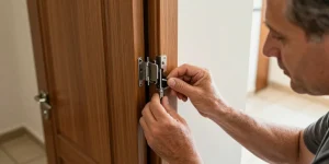 reglage paumelles porte d'entrée