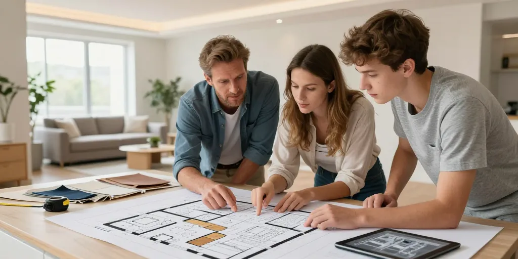 aménagement d'une maison