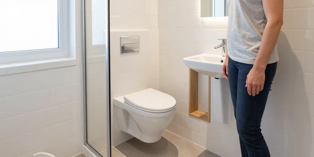 aménagement toilette 1m2