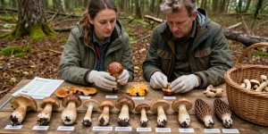 images champignons comestibles