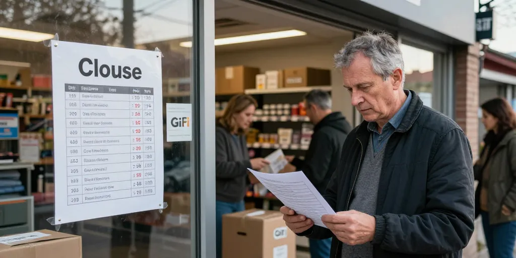 magasins gifi fermeture