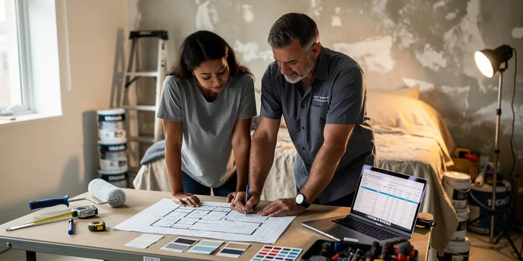 rénovation d'une chambre