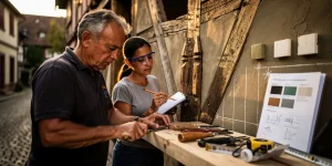 rénover une maison alsacienne