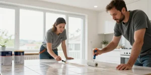 repeindre du carrelage sol