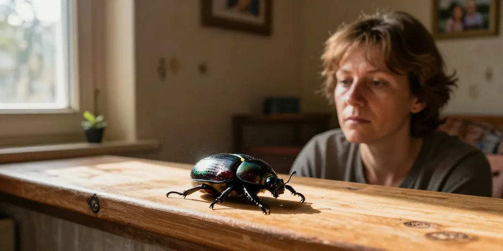 signification scarabée dans la maison