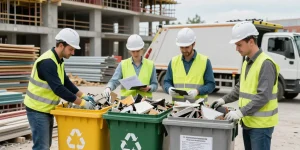 Déchets de chantier : tri, obligations et recyclage