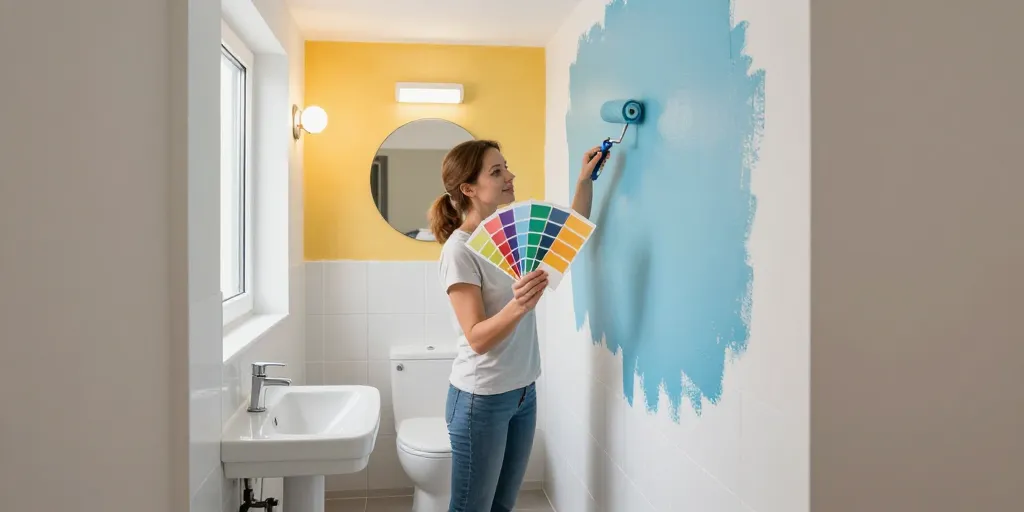 idee peinture wc sans fenetre