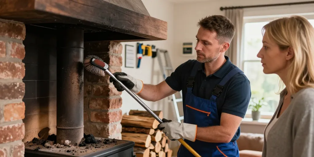 ramonage poêle à bois