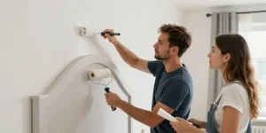 peindre une tête de lit sur le mur