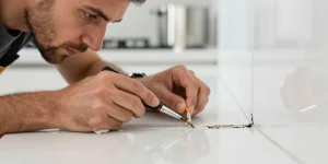 réparer micro fissure joint carrelage