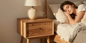 table de chevet bois