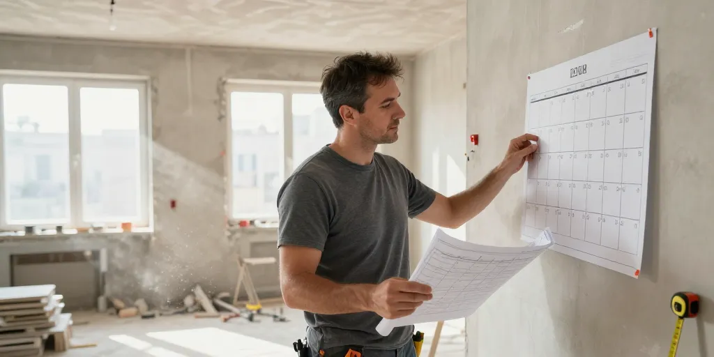 combien de temps pour rénover un appartement