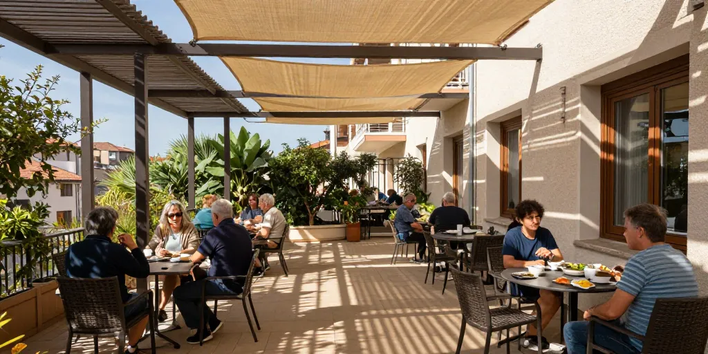 comment s'abriter du soleil sur une terrasse