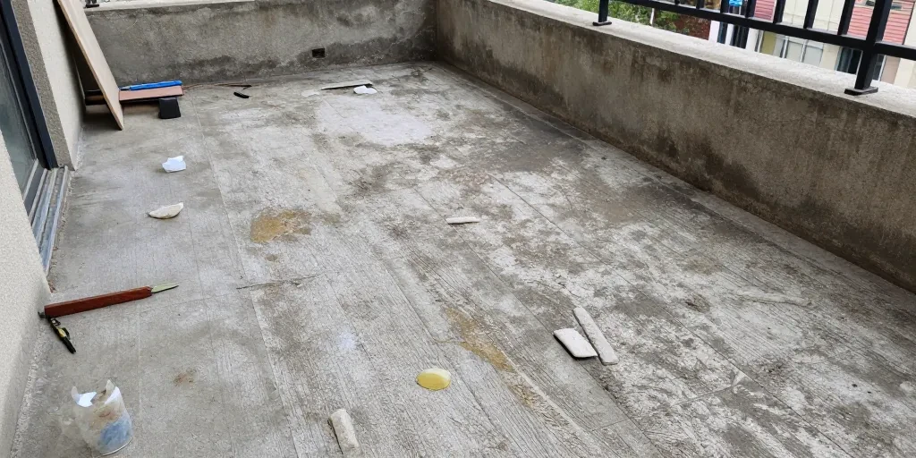 résine pour balcon extérieur