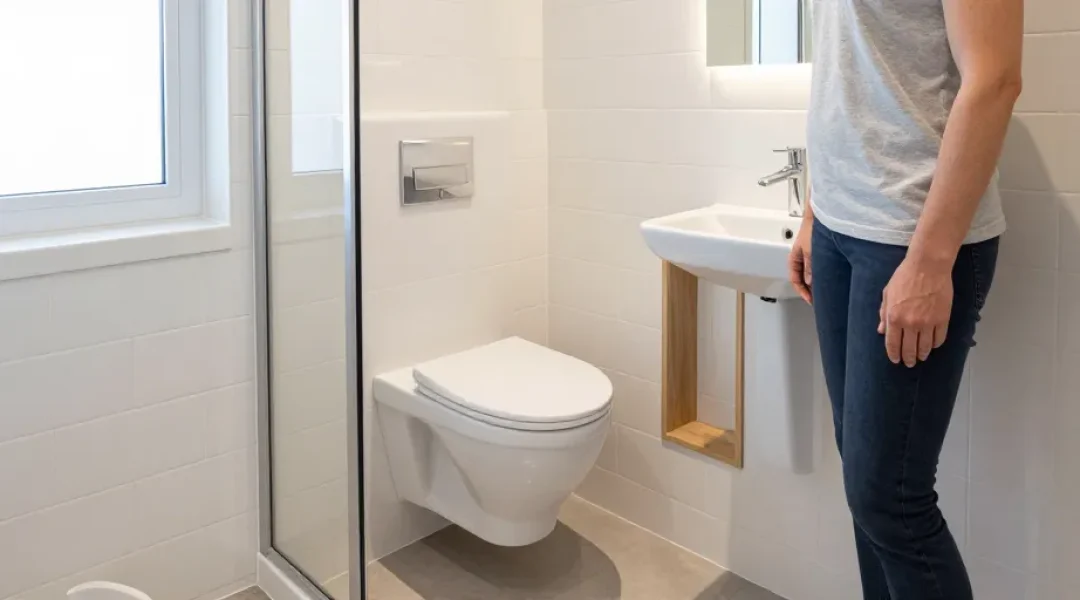 aménagement toilette 1m2