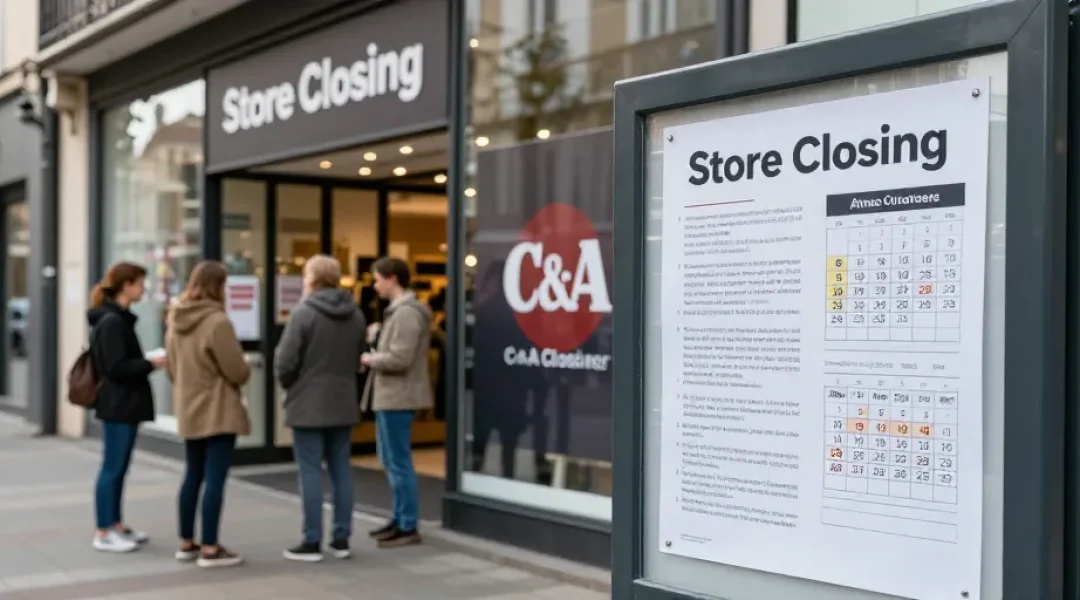 fermeture magasins c&a