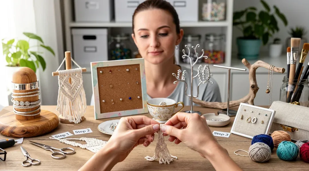 idée porte bijoux fait maison