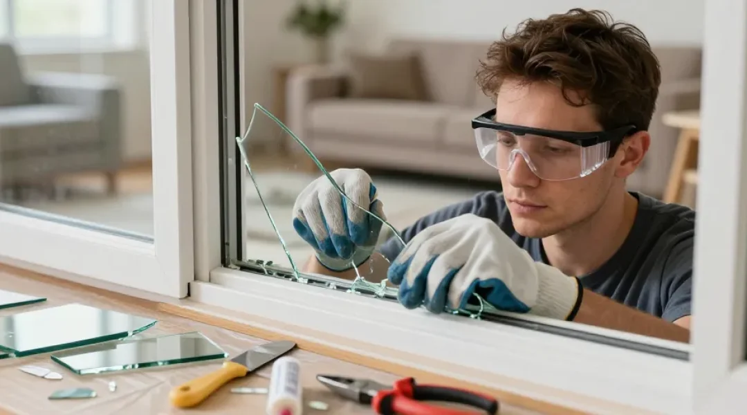 remplacement vitre cassée