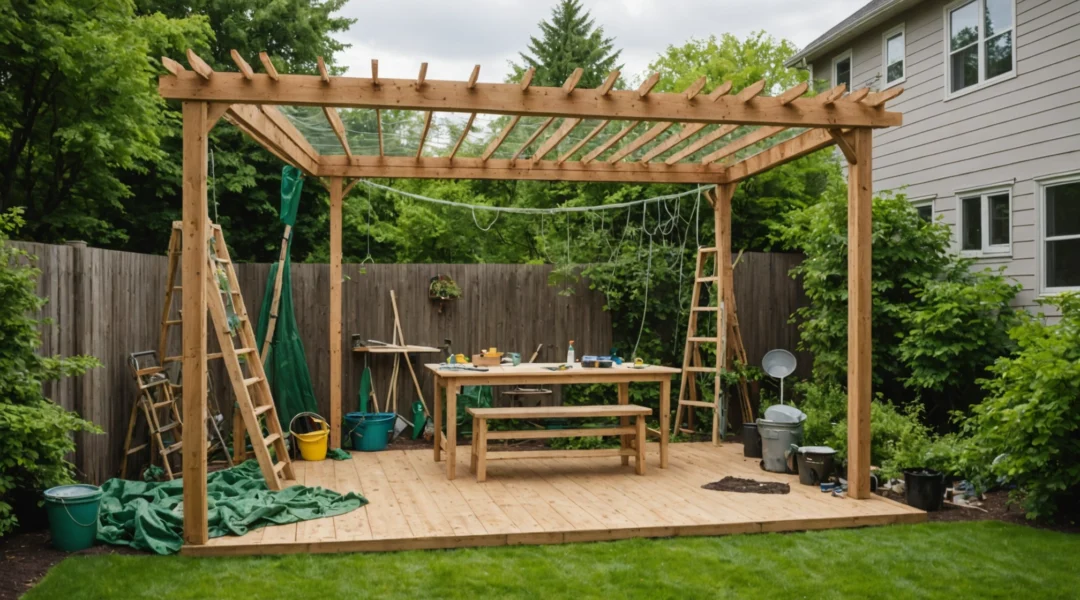 Utiliser un filet de camouflage dans un projet de rénovation extérieure : bonne idée ?